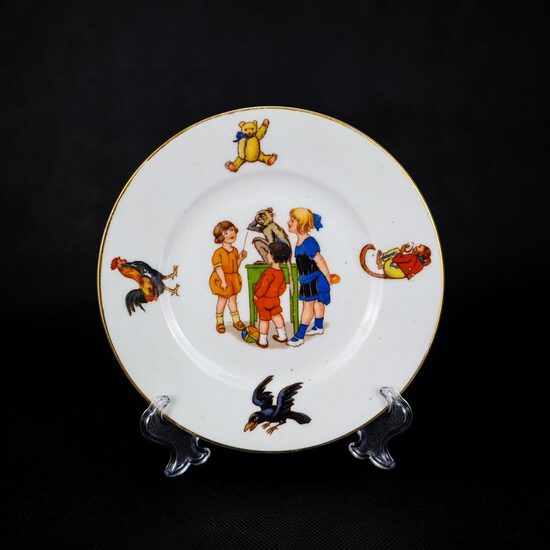 Bērnu porcelāna šķīvis “Cirka izrāde” 