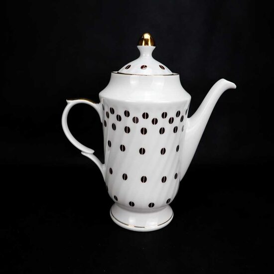 Kafijas kanna Rīga 80.gadi ar kafijpupiņām