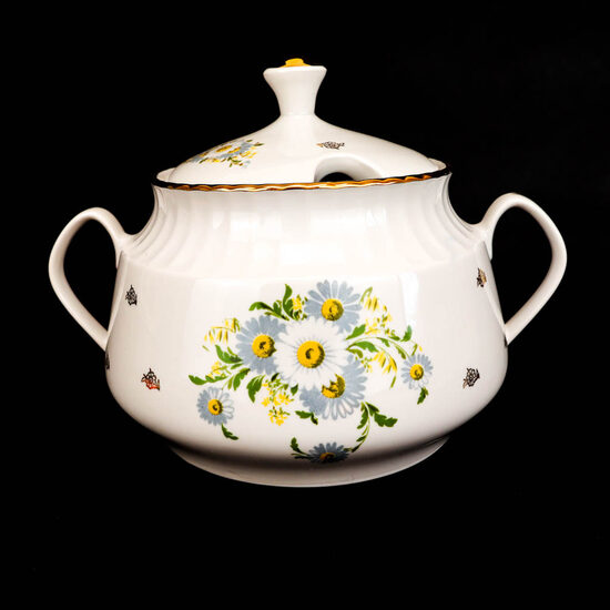 Terīne Māra ar margrietiņām