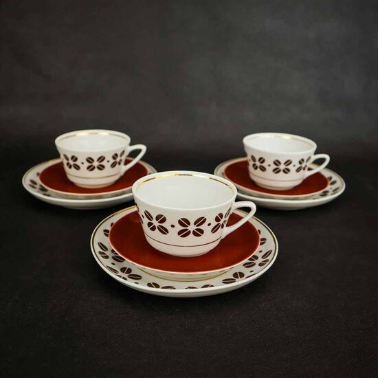 Vasaras trio ar kafijpupiņām, rūsganas apakštases, 1.šķira