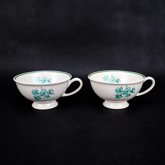  Tasītes ar ziliem ziediem PFF forma Vinifred