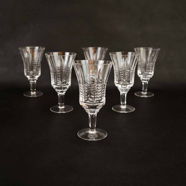 Kristāla vīna glāzes Banketa 