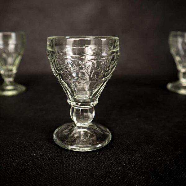 Bieza stikla glāzītes (lafitņiki) 50.gadi